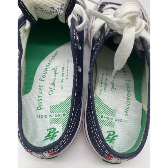 Archival Reissue PF Flyers Navy 13 Kids Contr Lo Reiss Sneakers NIB - Picture 6 of 7